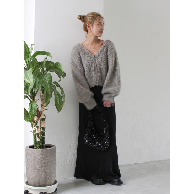 サテンフレアスカート | Ungrid | 詳細画像33 