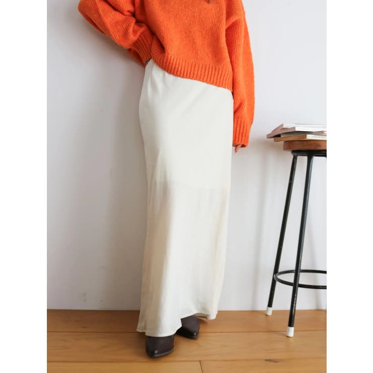 サテンフレアスカート | Ungrid | 詳細画像45 