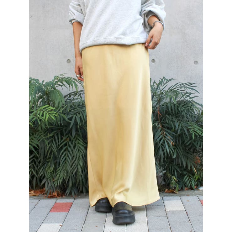 サテンフレアスカート | Ungrid | 詳細画像48 