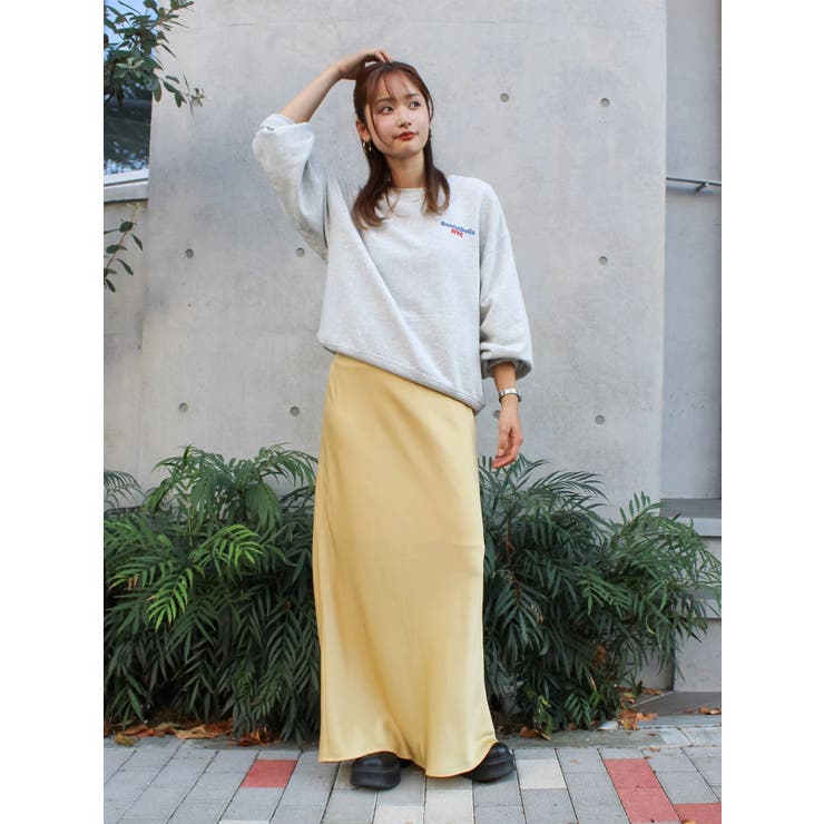 サテンフレアスカート | Ungrid | 詳細画像49 