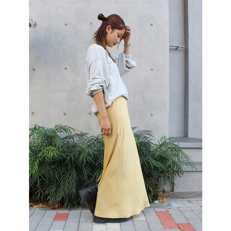 サテンフレアスカート | Ungrid | 詳細画像50 