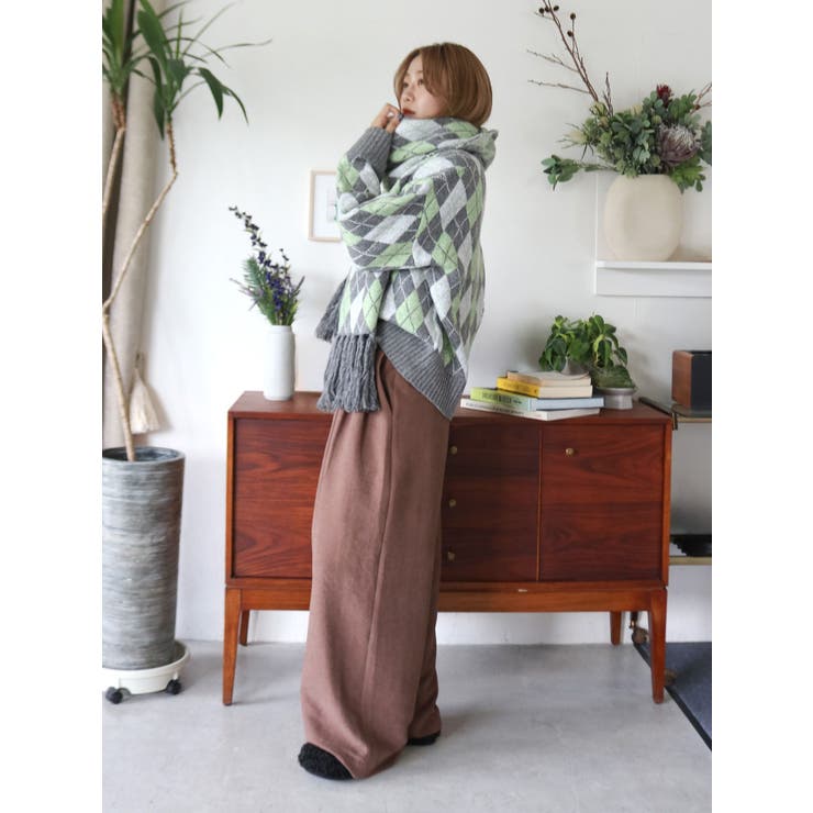 アーガイルニットマフラー | Ungrid | 詳細画像15 