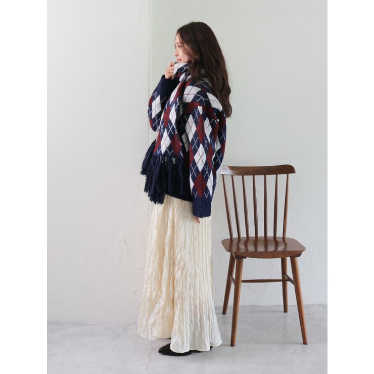 アーガイルニットマフラー | Ungrid | 詳細画像18 