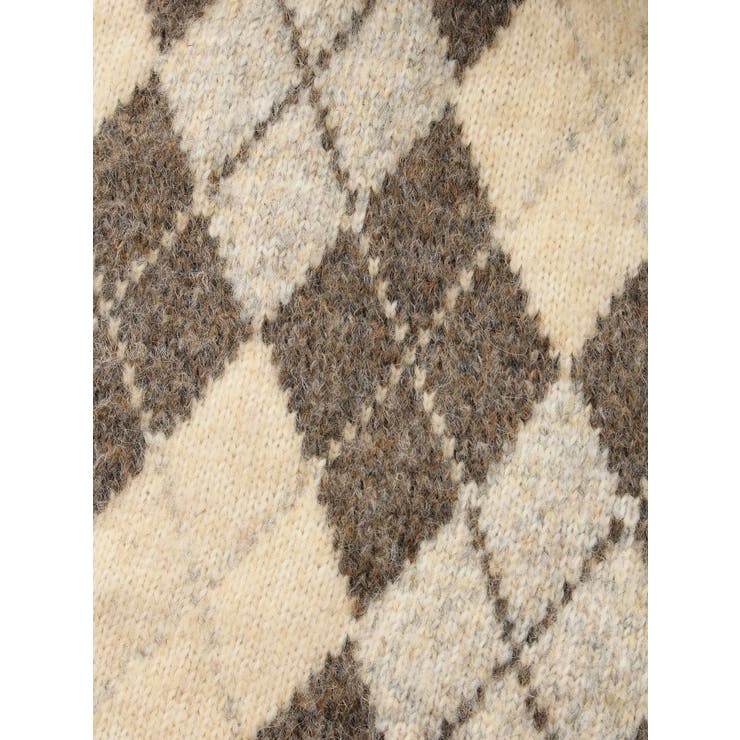 アーガイルニットマフラー | Ungrid | 詳細画像21 