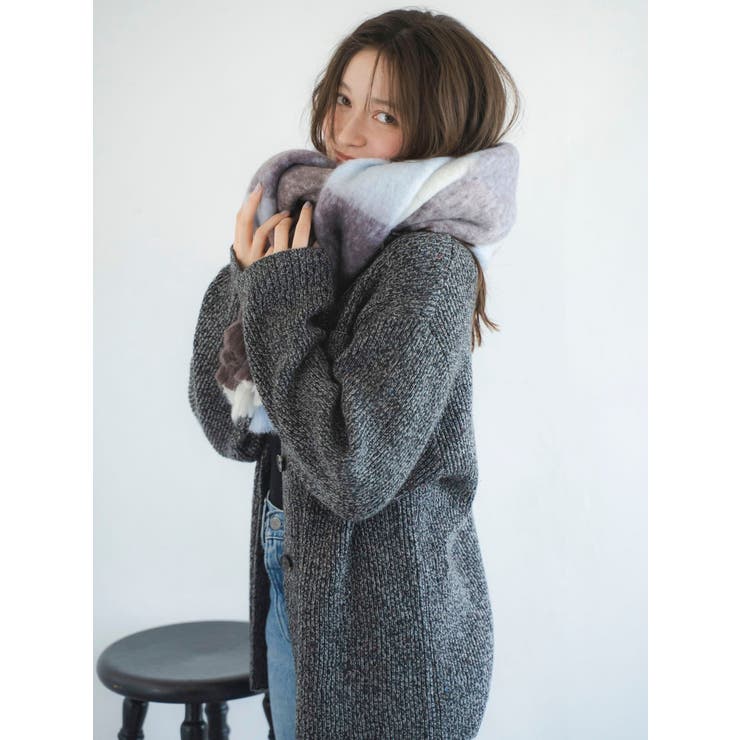起毛大判ニットマフラー | Ungrid | 詳細画像11 