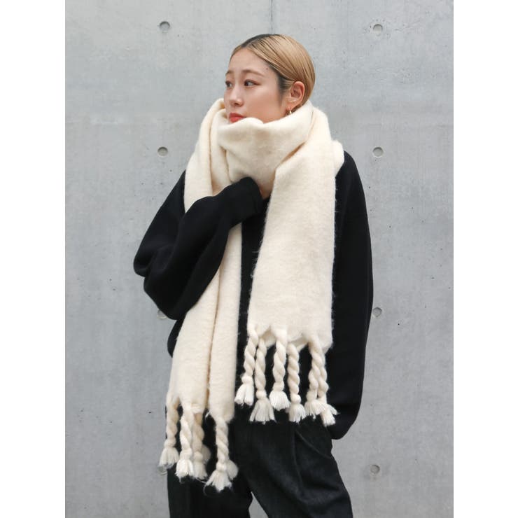 起毛大判ニットマフラー | Ungrid | 詳細画像12 