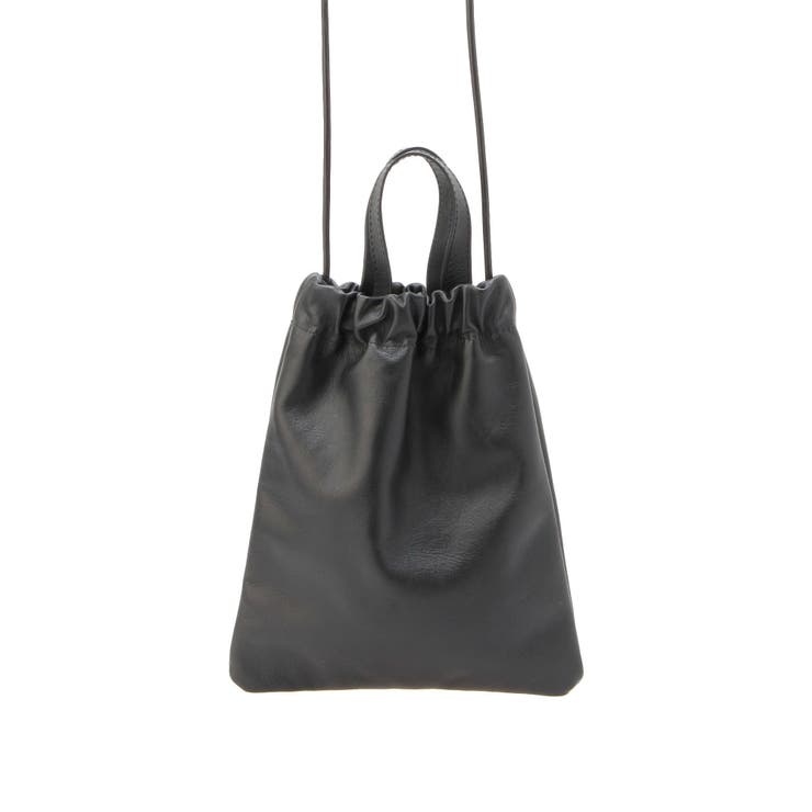 スクエアショルダーレザーバッグ | Ungrid | 詳細画像7 