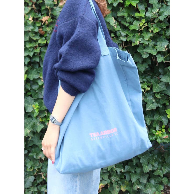 ブルー | 【WEB限定】ロゴトートバッグ | Ungrid