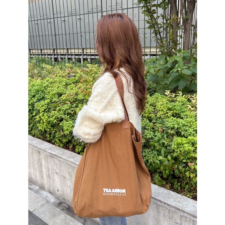 ブラウン | 【WEB限定】ロゴトートバッグ | Ungrid