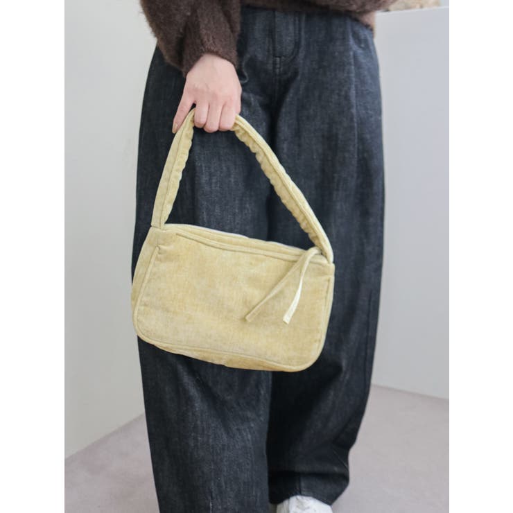 グリーン | ベロアハンドバッグ | Ungrid