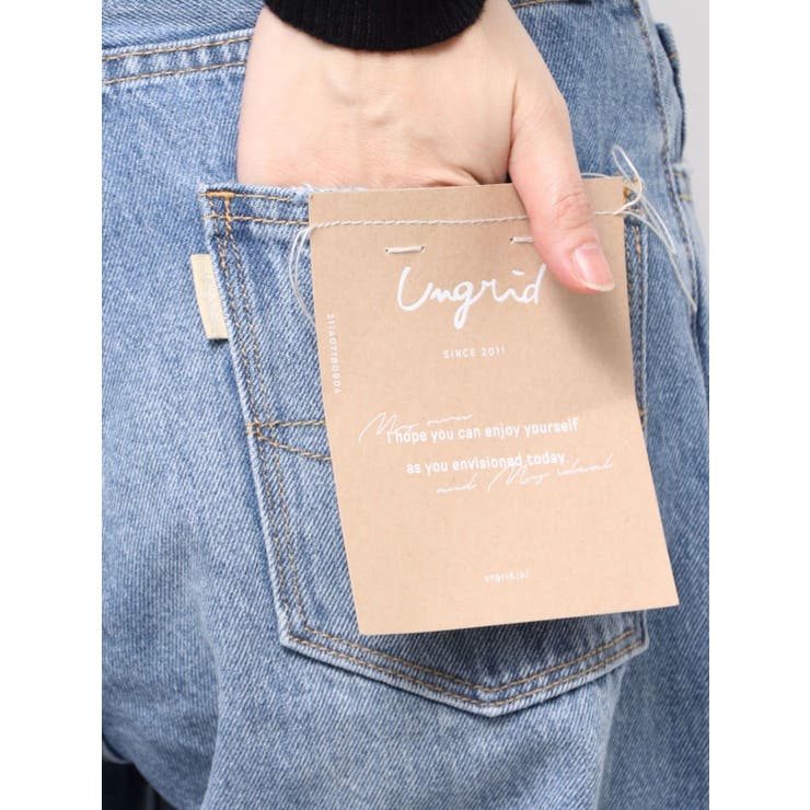 【WEB限定】ロールアップカーブデニム | Ungrid | 詳細画像38 