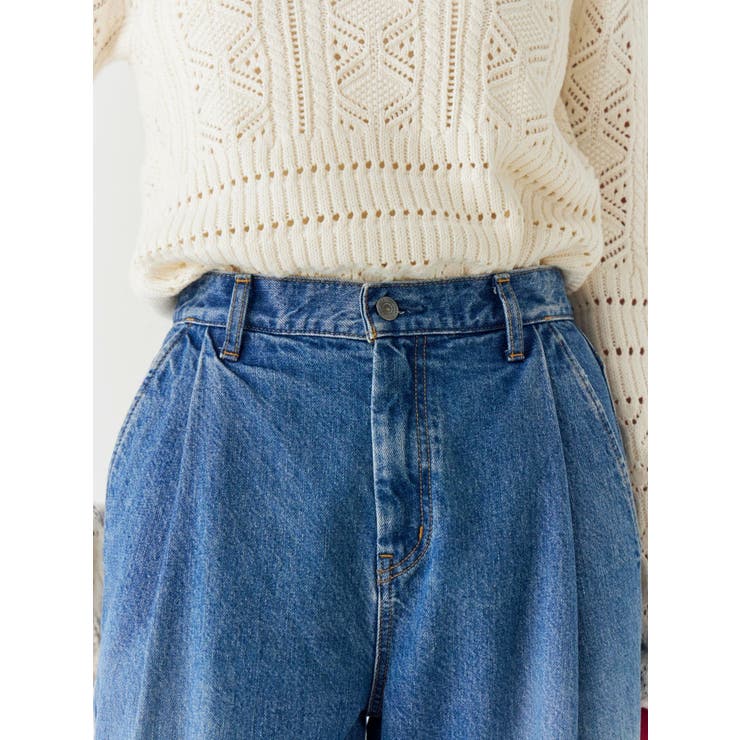 タックデザインカーブデニム | Ungrid | 詳細画像10 