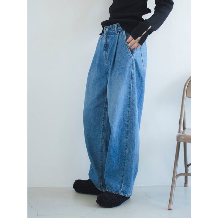 タックデザインカーブデニム | Ungrid | 詳細画像17 