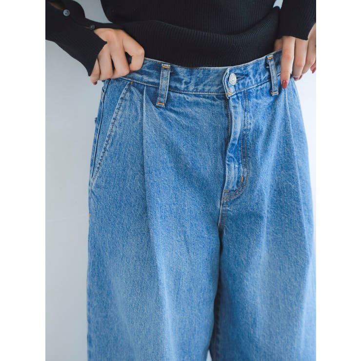 タックデザインカーブデニム | Ungrid | 詳細画像19 