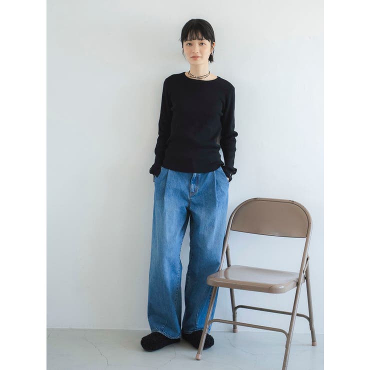 タックデザインカーブデニム | Ungrid | 詳細画像21 