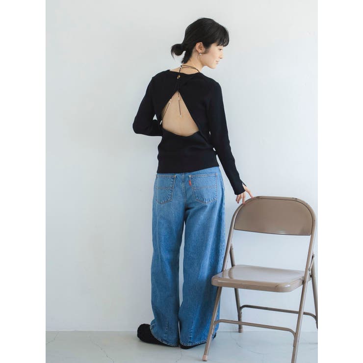 タックデザインカーブデニム | Ungrid | 詳細画像22 