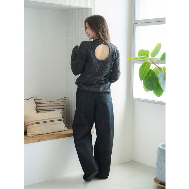 タックデザインカーブデニム | Ungrid | 詳細画像33 