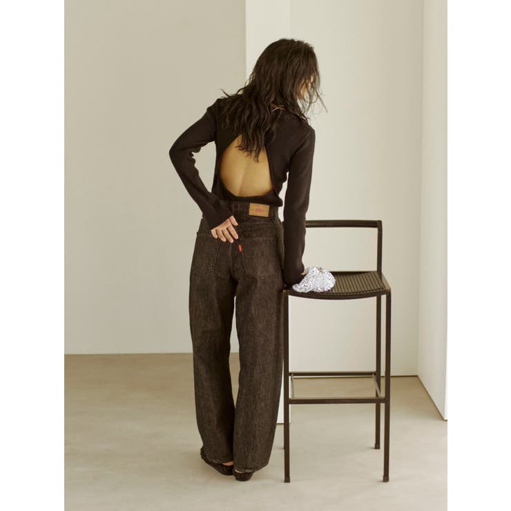 タックデザインカーブデニム | Ungrid | 詳細画像4 