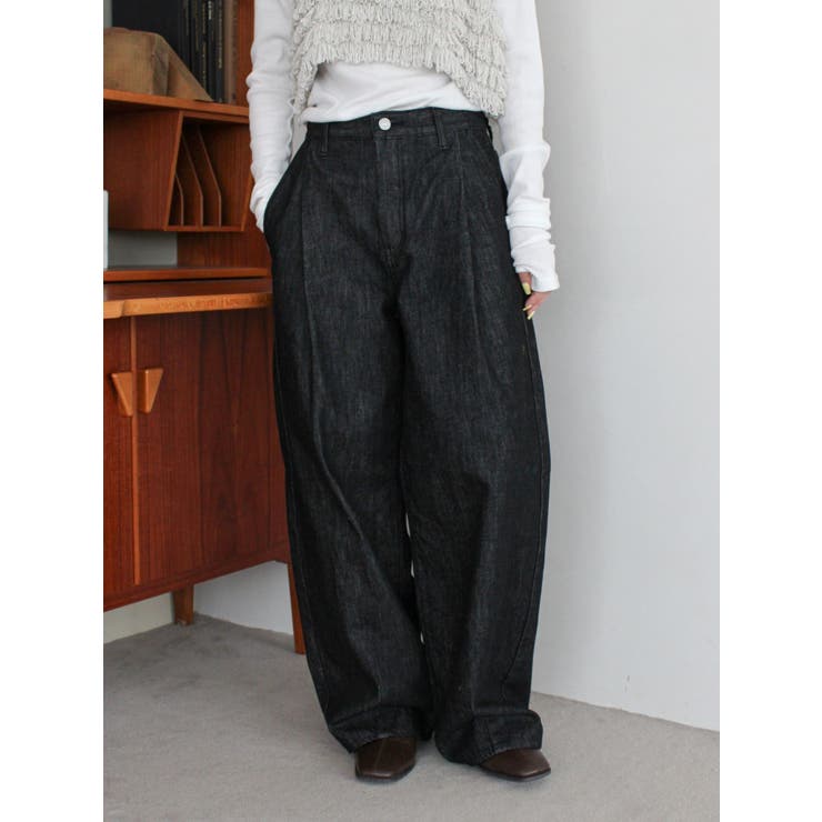 タックデザインカーブデニム | Ungrid | 詳細画像40 