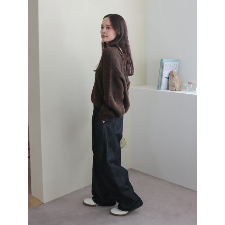 タックデザインカーブデニム | Ungrid | 詳細画像46 