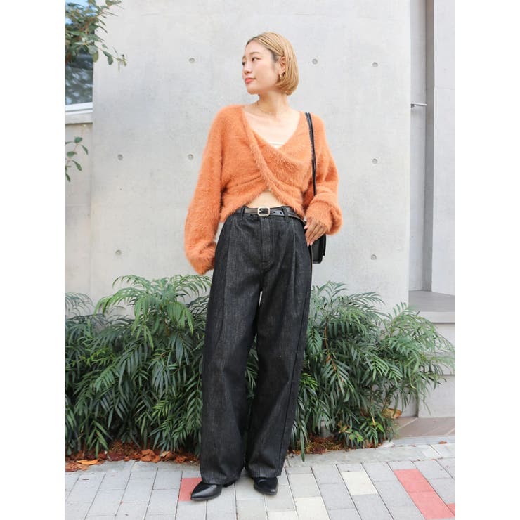 タックデザインカーブデニム | Ungrid | 詳細画像48 