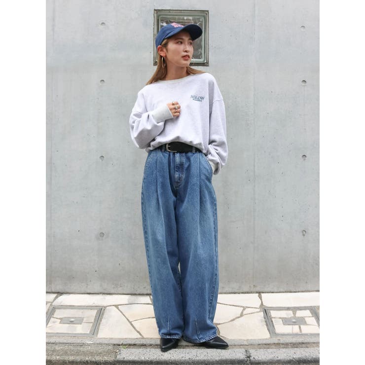 タックデザインカーブデニム | Ungrid | 詳細画像49 