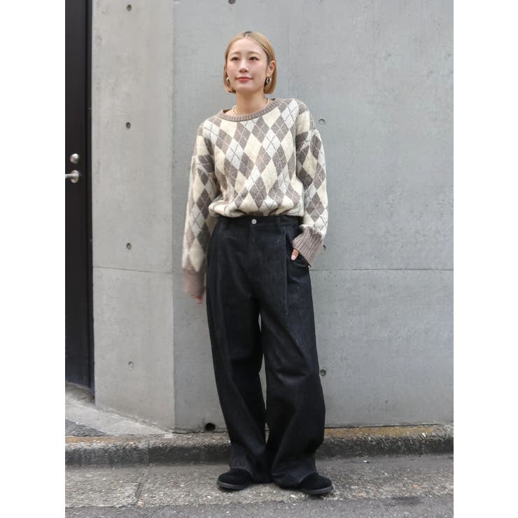 タックデザインカーブデニム | Ungrid | 詳細画像50 