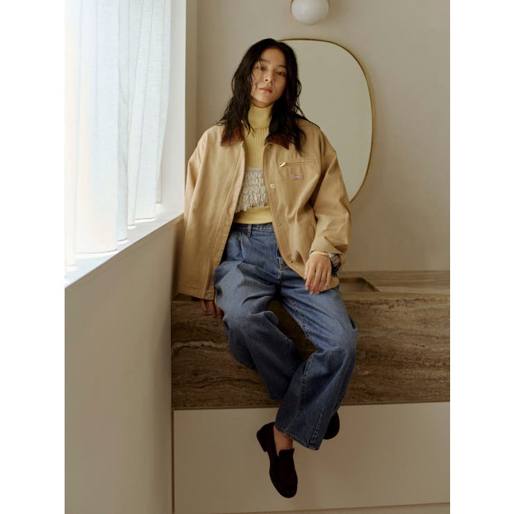 タックデザインカーブデニム | Ungrid | 詳細画像6 