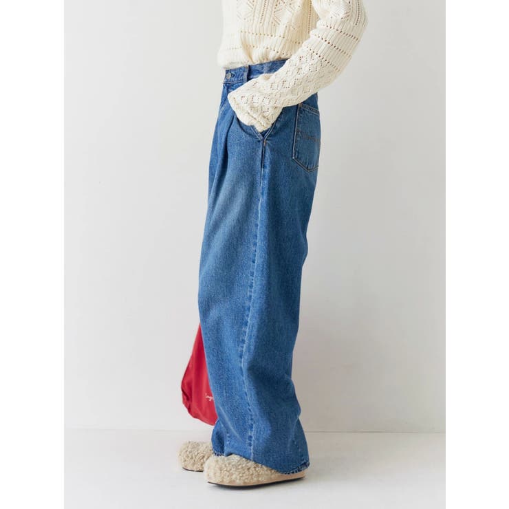 タックデザインカーブデニム | Ungrid | 詳細画像8 