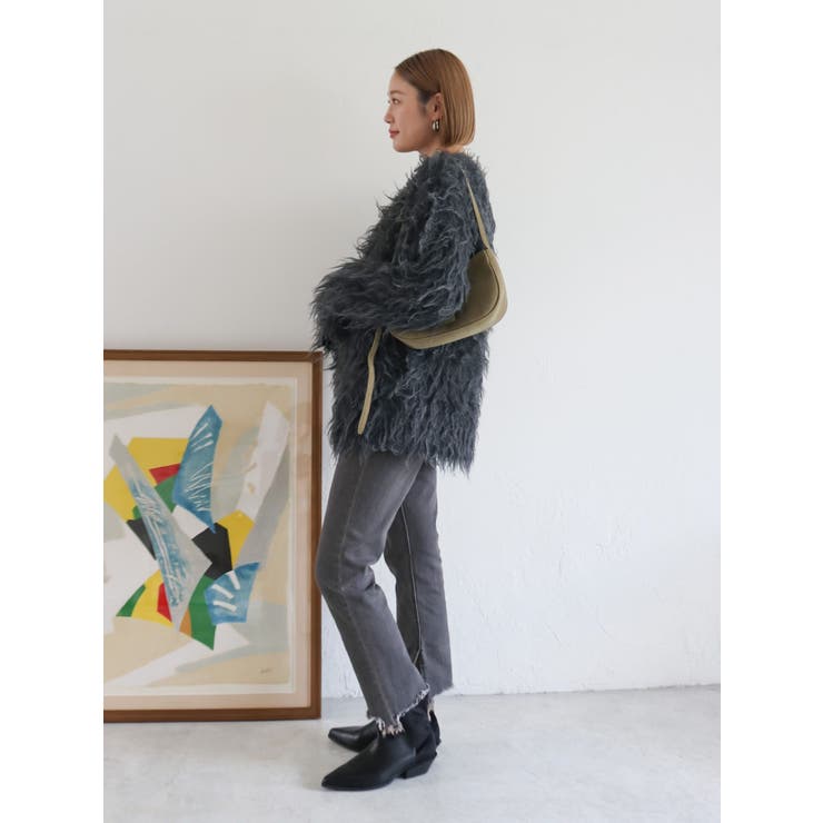 ヘムデザインストレッチデニム | Ungrid | 詳細画像12 