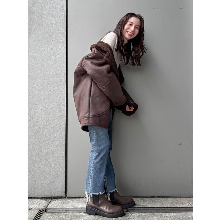 ヘムデザインストレッチデニム | Ungrid | 詳細画像18 