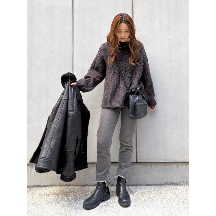 ヘムデザインストレッチデニム | Ungrid | 詳細画像20 