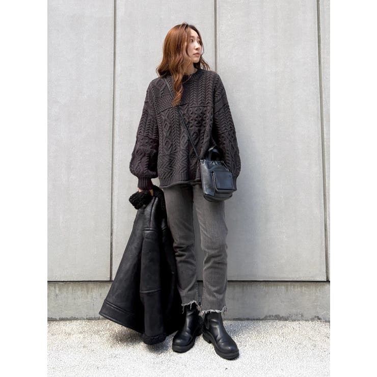 ヘムデザインストレッチデニム | Ungrid | 詳細画像21 