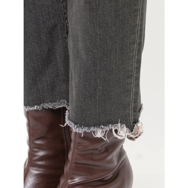 ヘムデザインストレッチデニム | Ungrid | 詳細画像28 