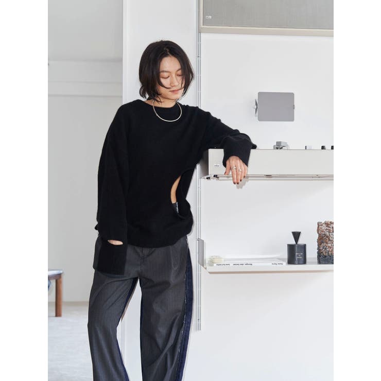 【Htage】ドッキングデニムパンツ | Ungrid | 詳細画像3 