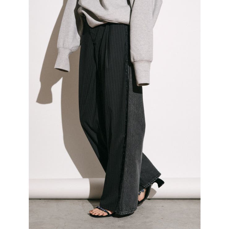 【Htage】ドッキングデニムパンツ | Ungrid | 詳細画像8 