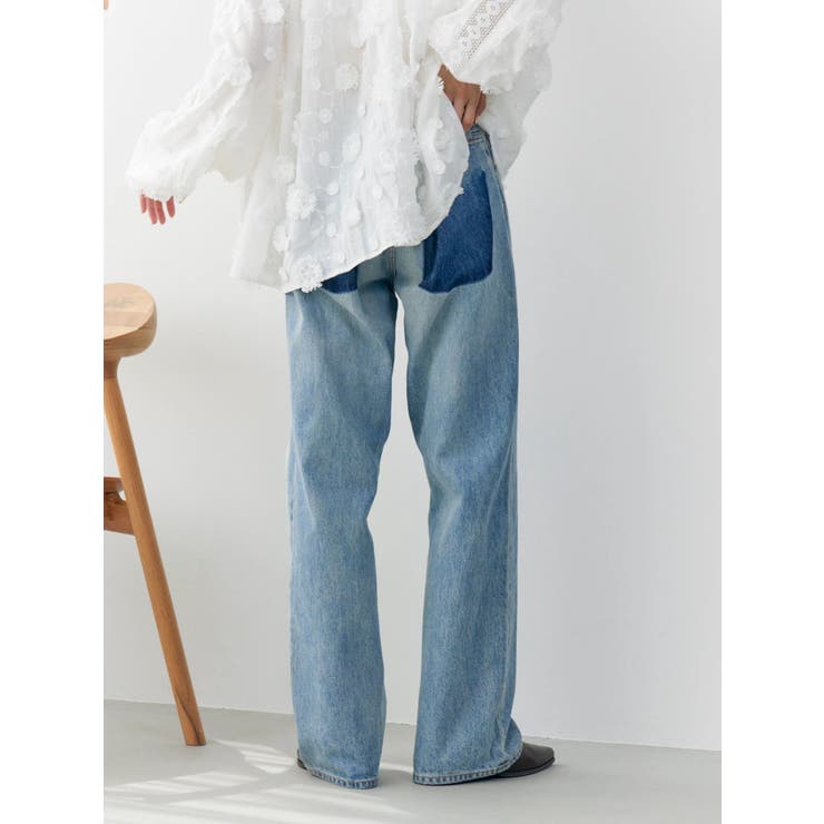 リメイクデザインルーズデニム | Ungrid | 詳細画像3 