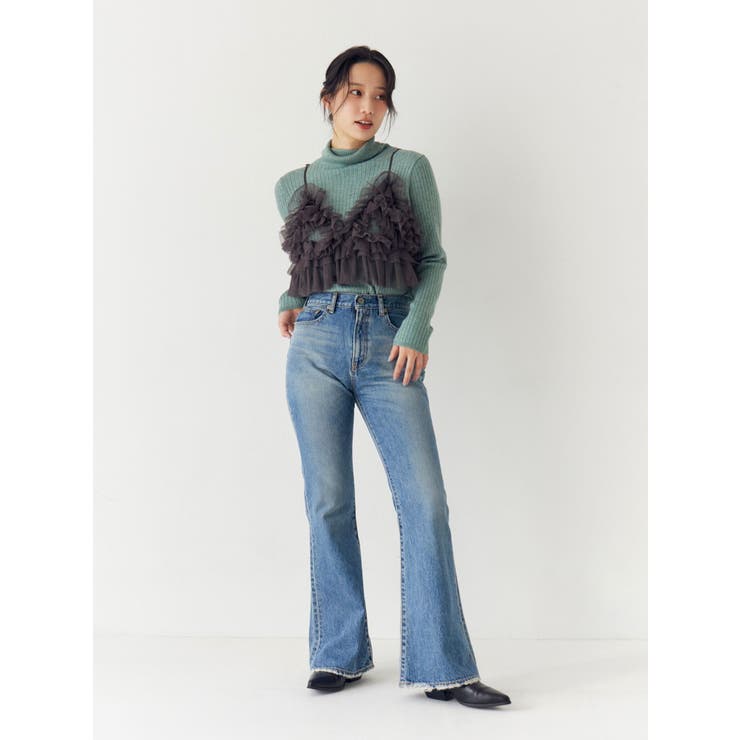 ハイウエストフレアデニム | Ungrid | 詳細画像10 