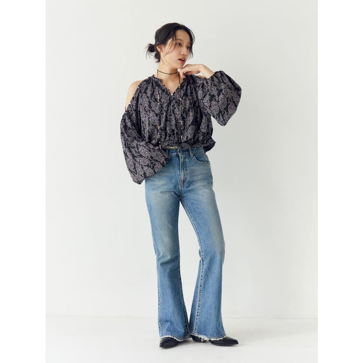 ハイウエストフレアデニム | Ungrid | 詳細画像13 