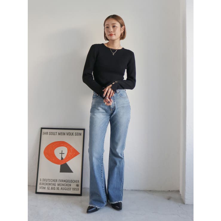 ハイウエストフレアデニム | Ungrid | 詳細画像18 