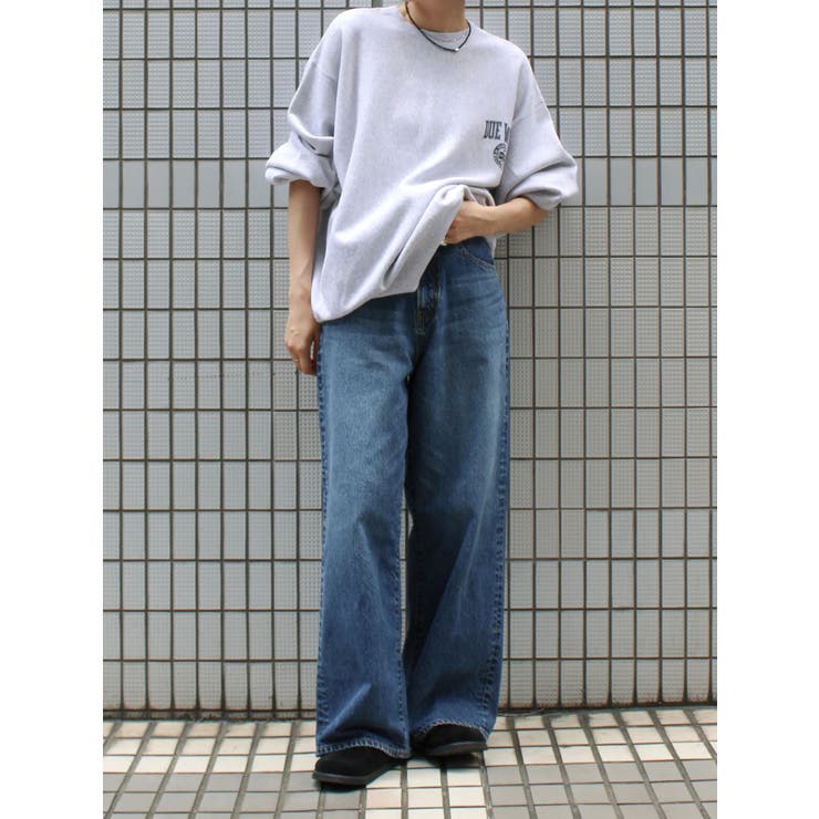 百田夏菜子コラボ】レースコンビルーズデニム[品番：MKSW0066046