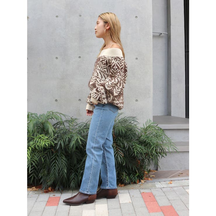 【WEB限定】オフショルジャカードニット | Ungrid | 詳細画像24 