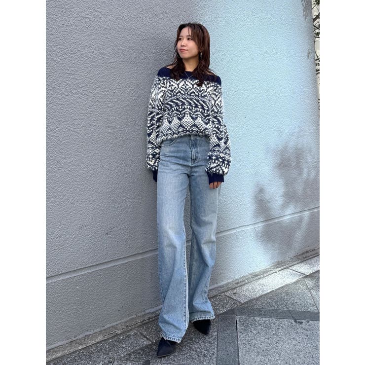 【WEB限定】オフショルジャカードニット | Ungrid | 詳細画像32 