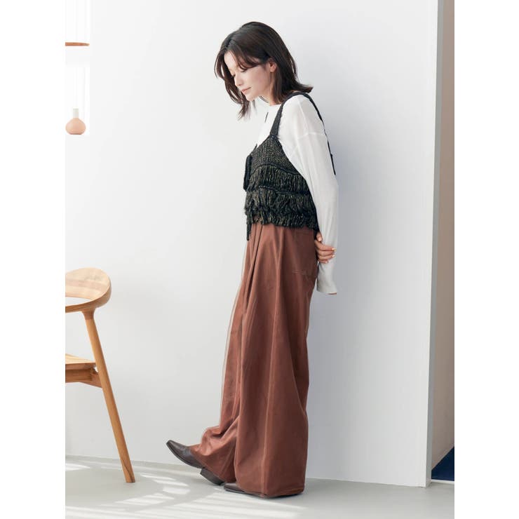 マルチウェイフリンジデザインニットビスチェ | Ungrid | 詳細画像18 