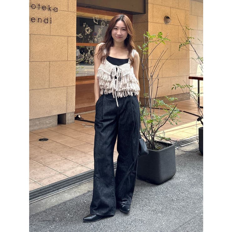 マルチウェイフリンジデザインニットビスチェ | Ungrid | 詳細画像34 