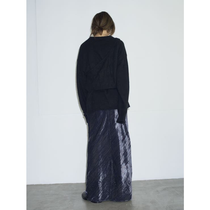 【Htage】フォックス混ビスチェレイヤードニット | Ungrid | 詳細画像7 