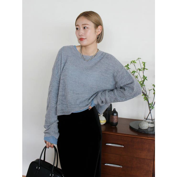 モヘヤ混シアーニット | Ungrid | 詳細画像16 