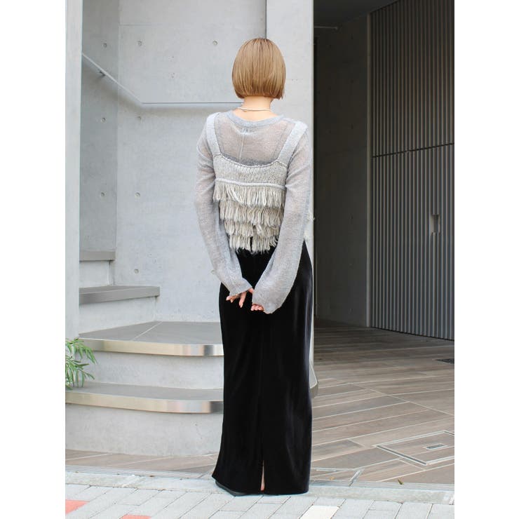 モヘヤ混シアーニット | Ungrid | 詳細画像21 