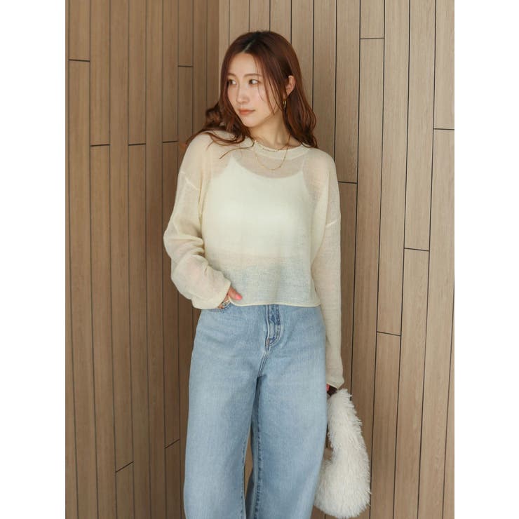 モヘヤ混シアーニット | Ungrid | 詳細画像27 