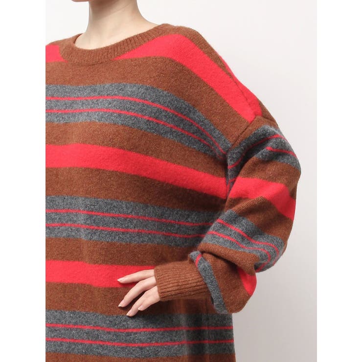 マルチボーダールーズニット | Ungrid | 詳細画像20 